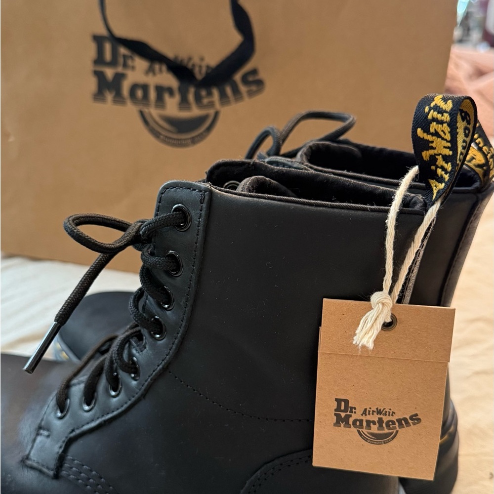 Dr. Martens Black Lace-Up Boots